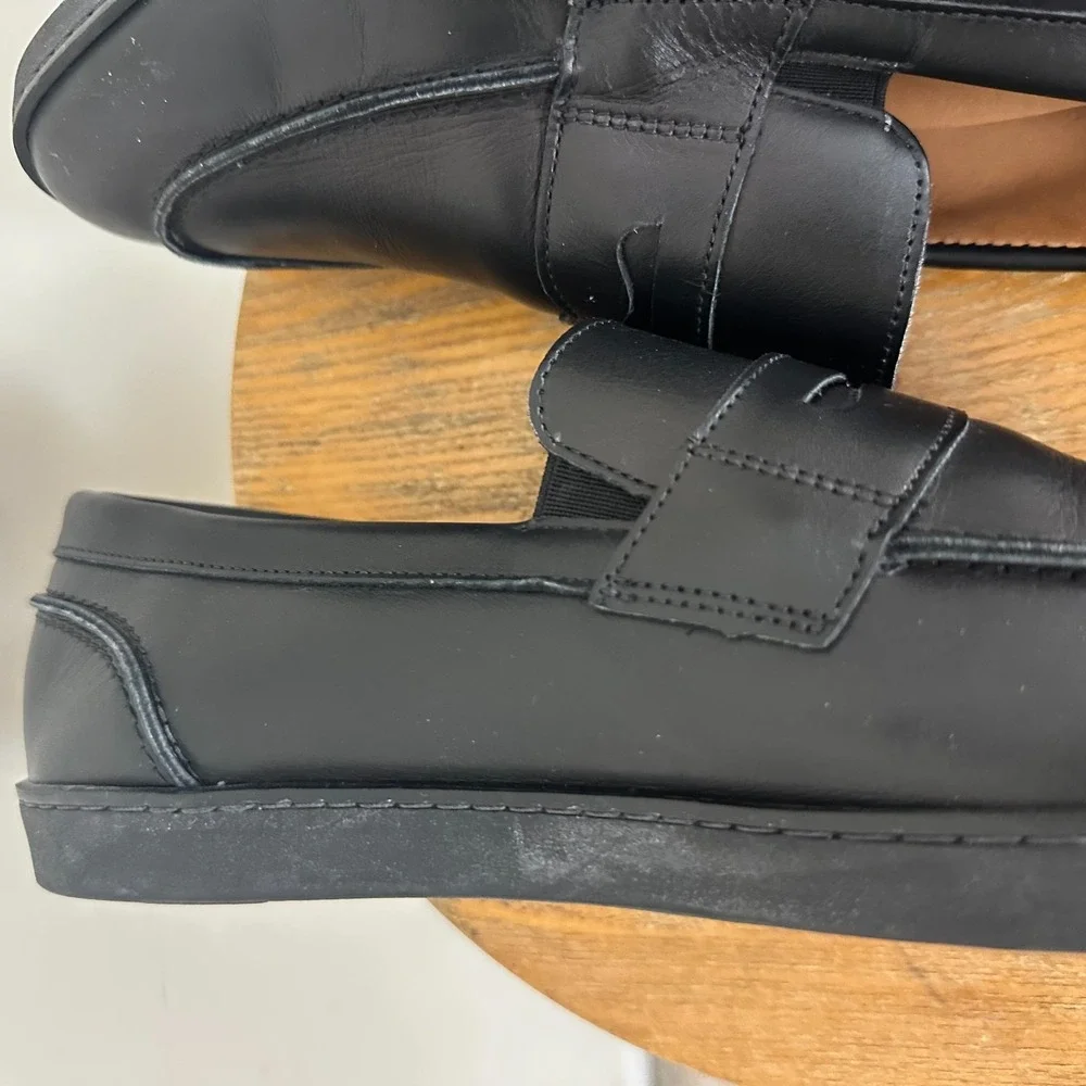 Allen Edmonds Randolph Mens US 10 D Penny Loafers Black Slip On Casual Shoes